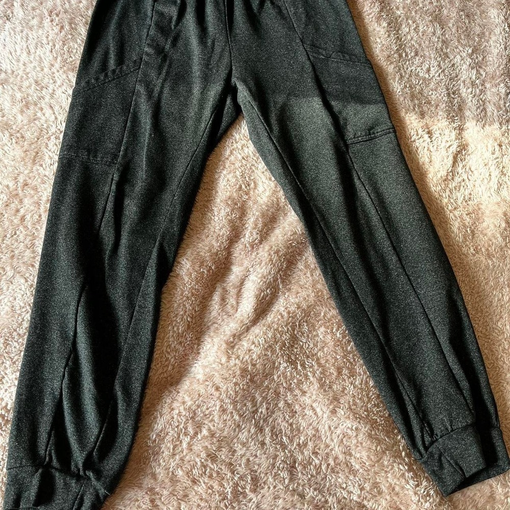 KORE Womens Grey Elastic Waist Activewear Joggers Pockets Size Medium